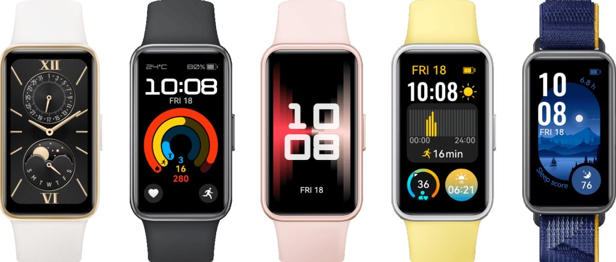 Huawei fitness band 9 with color options