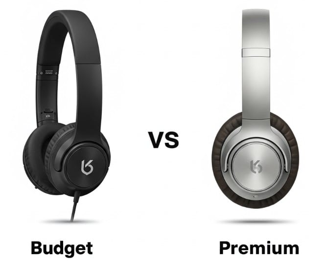 budget vs premium headphone