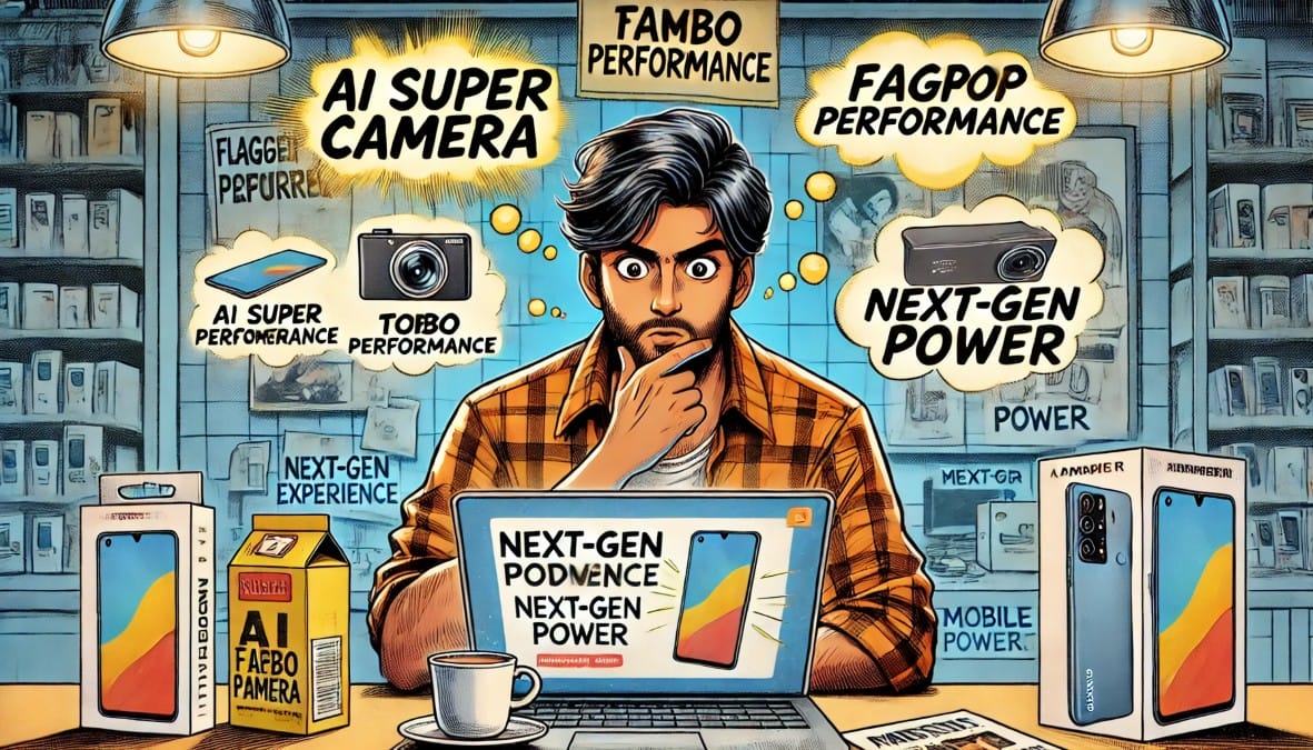 a buyer looking at a product page on a laptop or phone screen