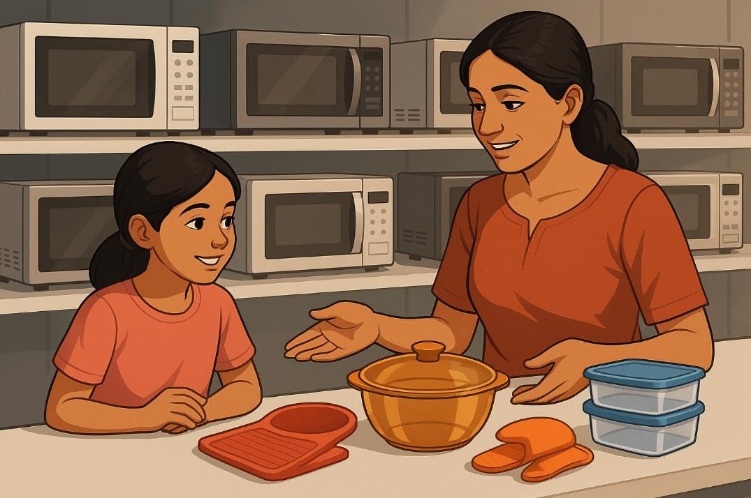 microwave oven compatible utensils