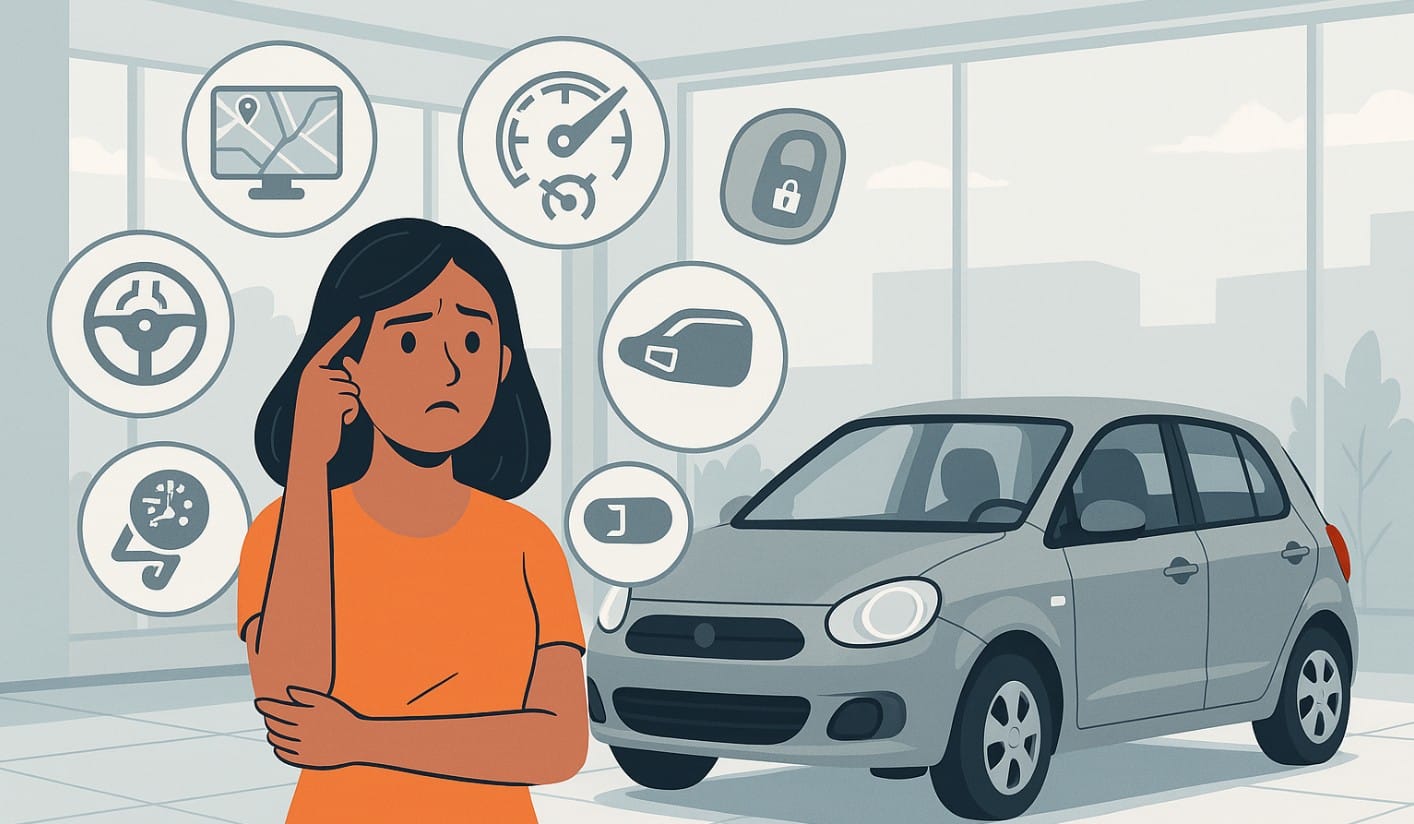 a car buyer confused how to pick the right variant