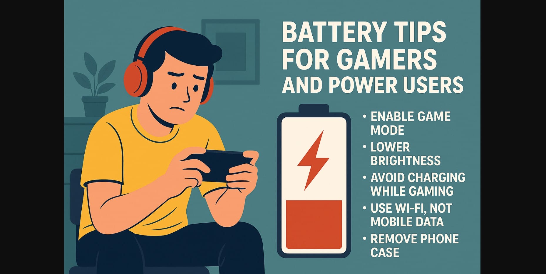 battery tips for phone gamers