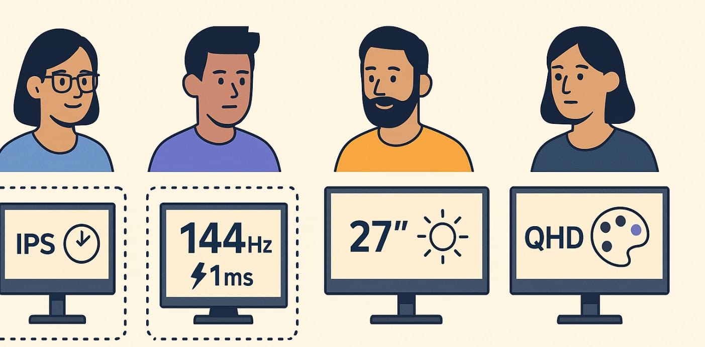 buy right monitor based on daily usage