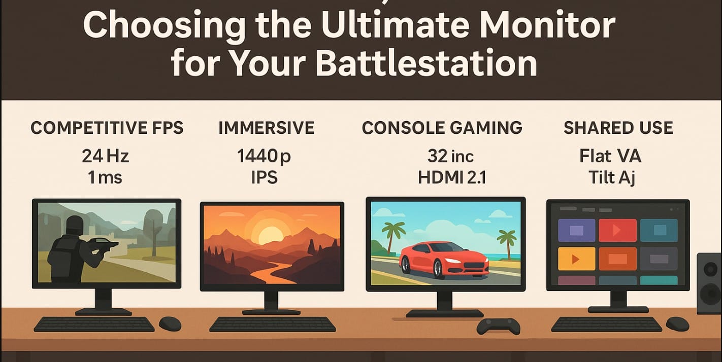 choosing the gaming monitor