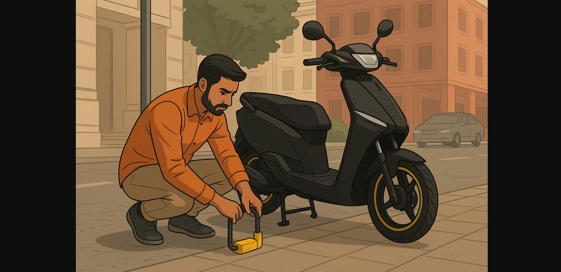 electric scooter security