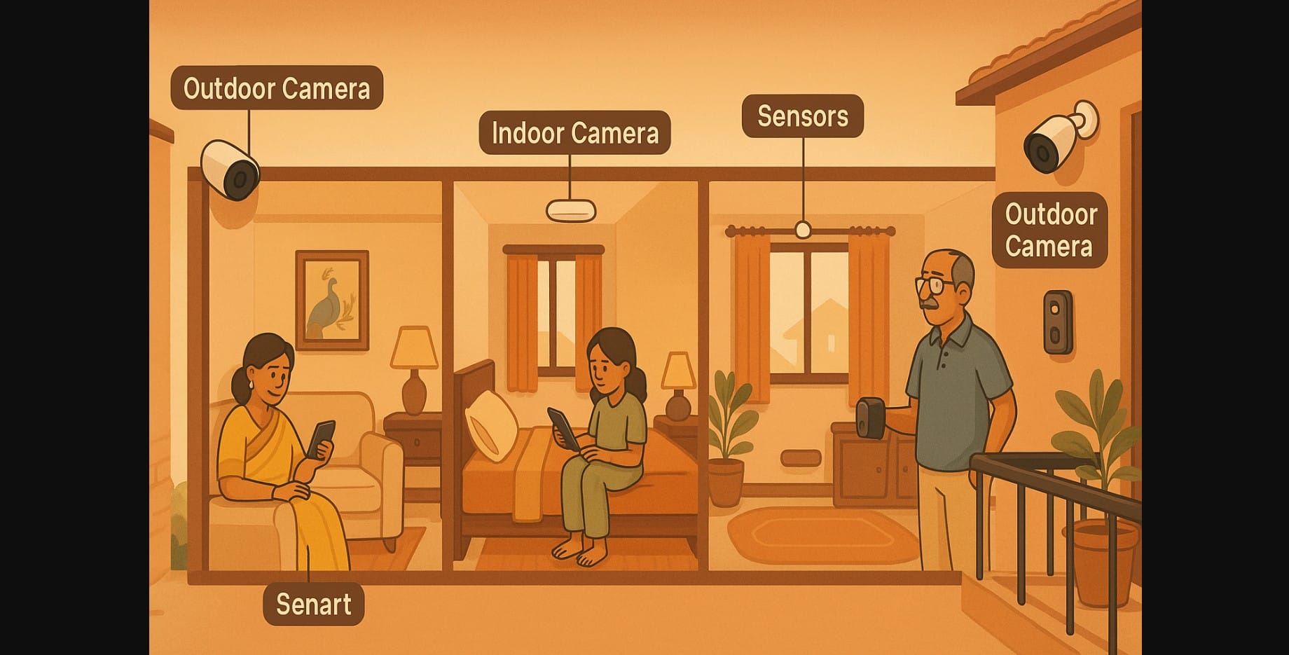 home security set up