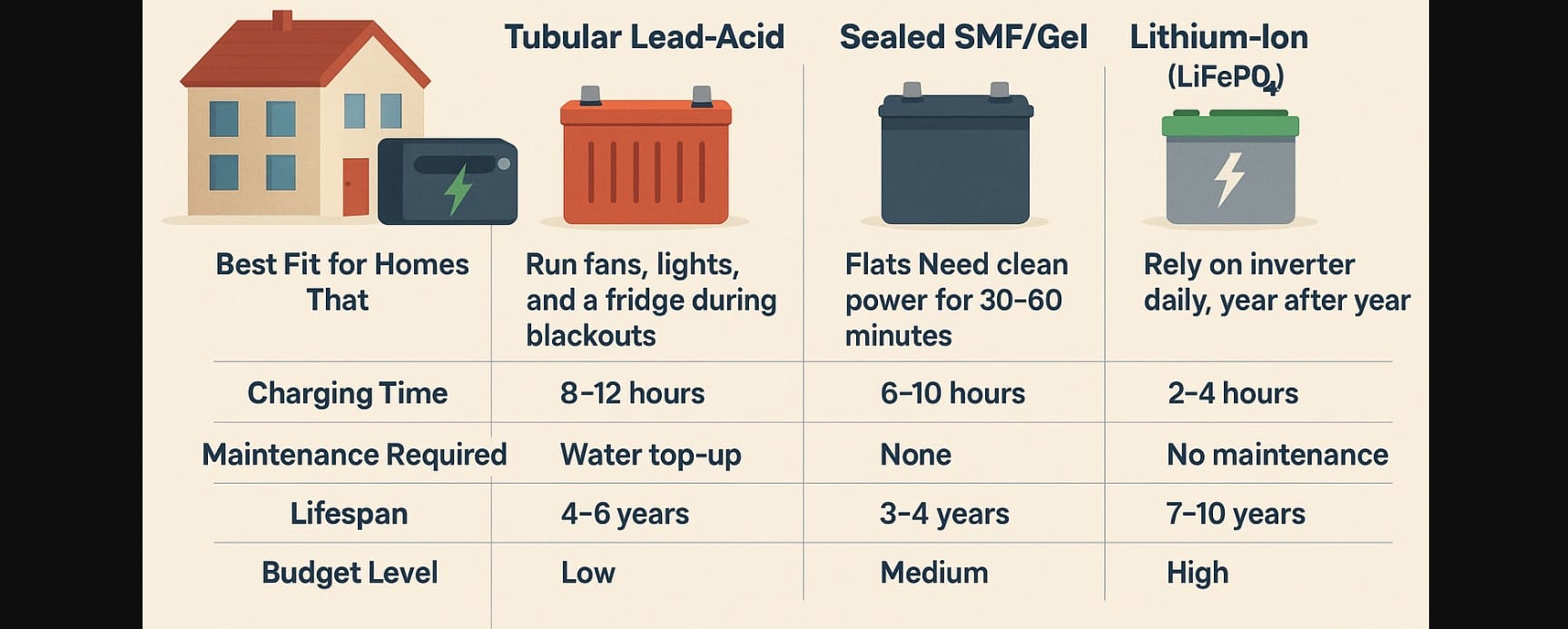 inverter battery choice