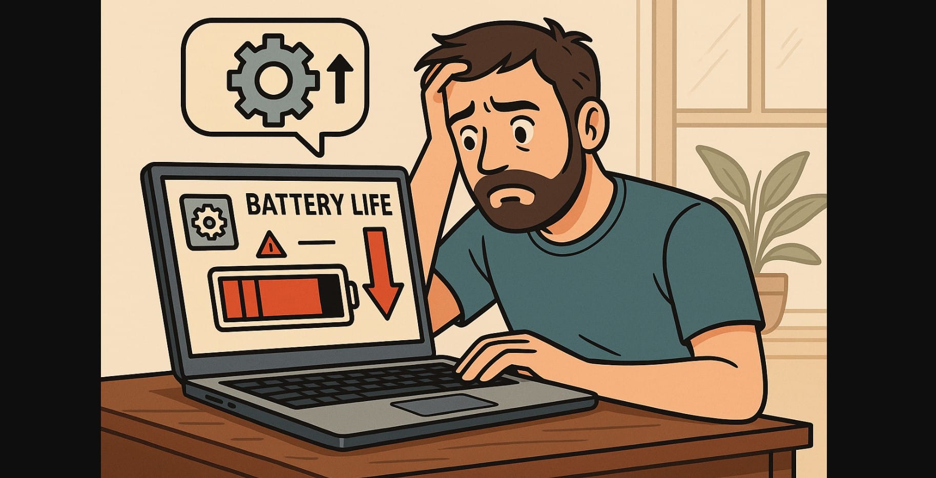 laptop software update - lower battery backup