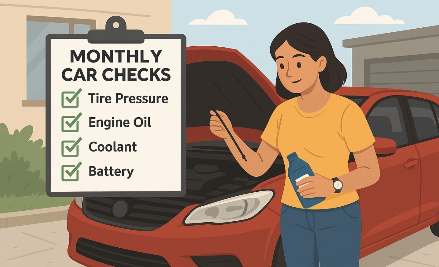 monthly car maintenance check