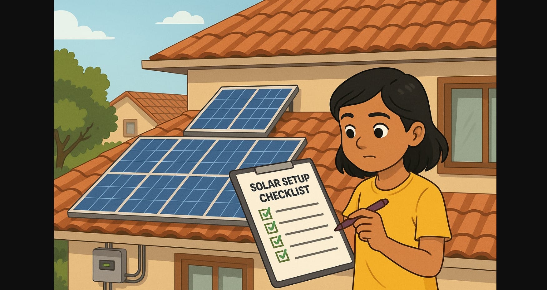 rooftop solar care checklist