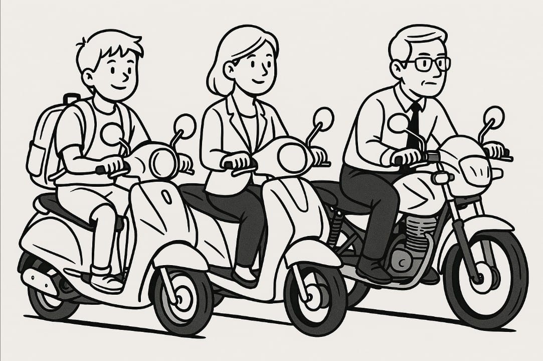 scooter motorcycle daily usage