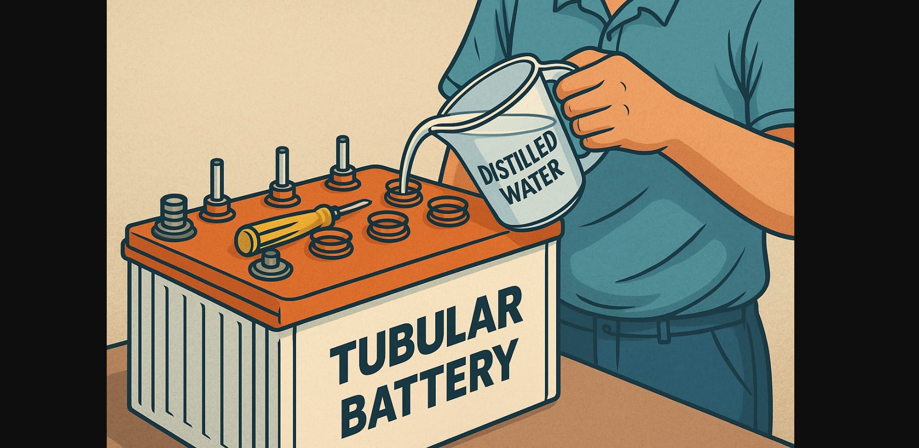 tubular battery maintenance