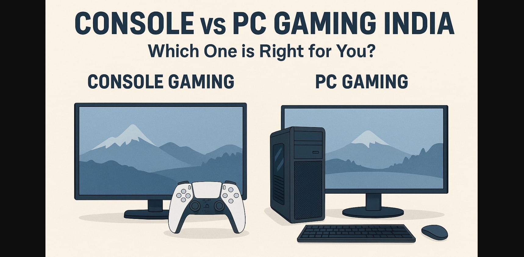 console vs pc gaming india