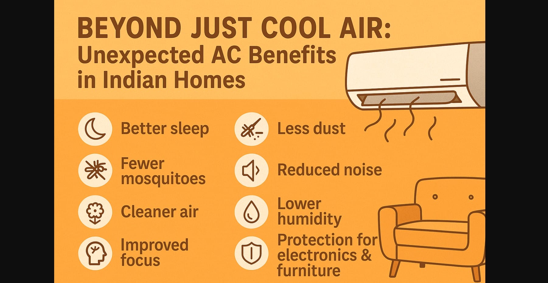 home ac extra benefits other than cooling