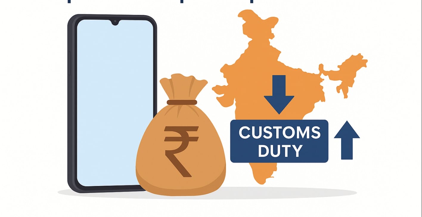India Smartphone import Duty Cuts
