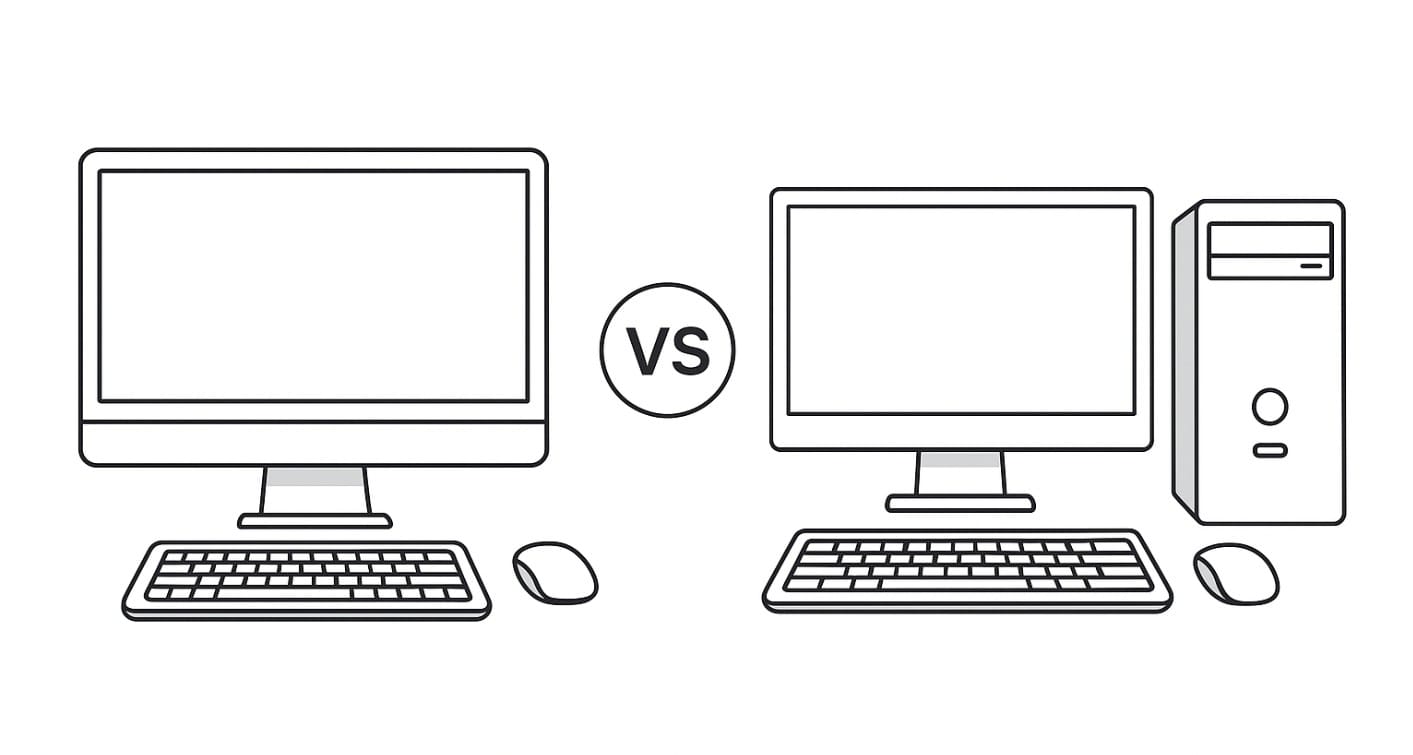 aio computer vs desktop computer